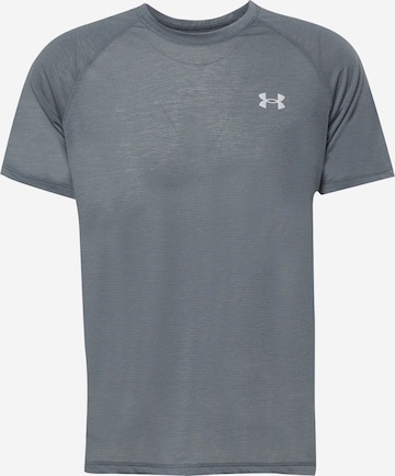 T-Shirt fonctionnel 'Streaker' UNDER ARMOUR en gris : devant