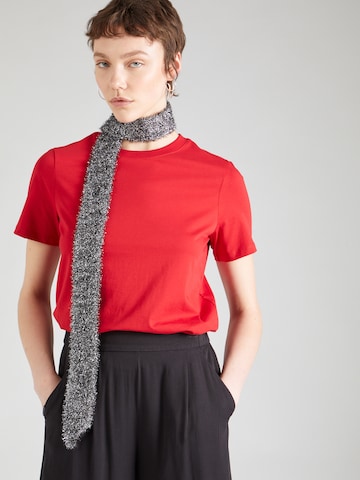 PIECES Shirt 'RIA' in Rood