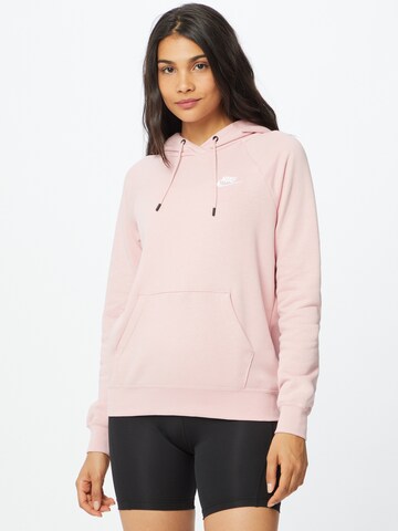 Sweat-shirt Nike Sportswear en rose : devant