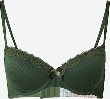 Sutien 'Lola' de la Hunkemöller pe verde: față