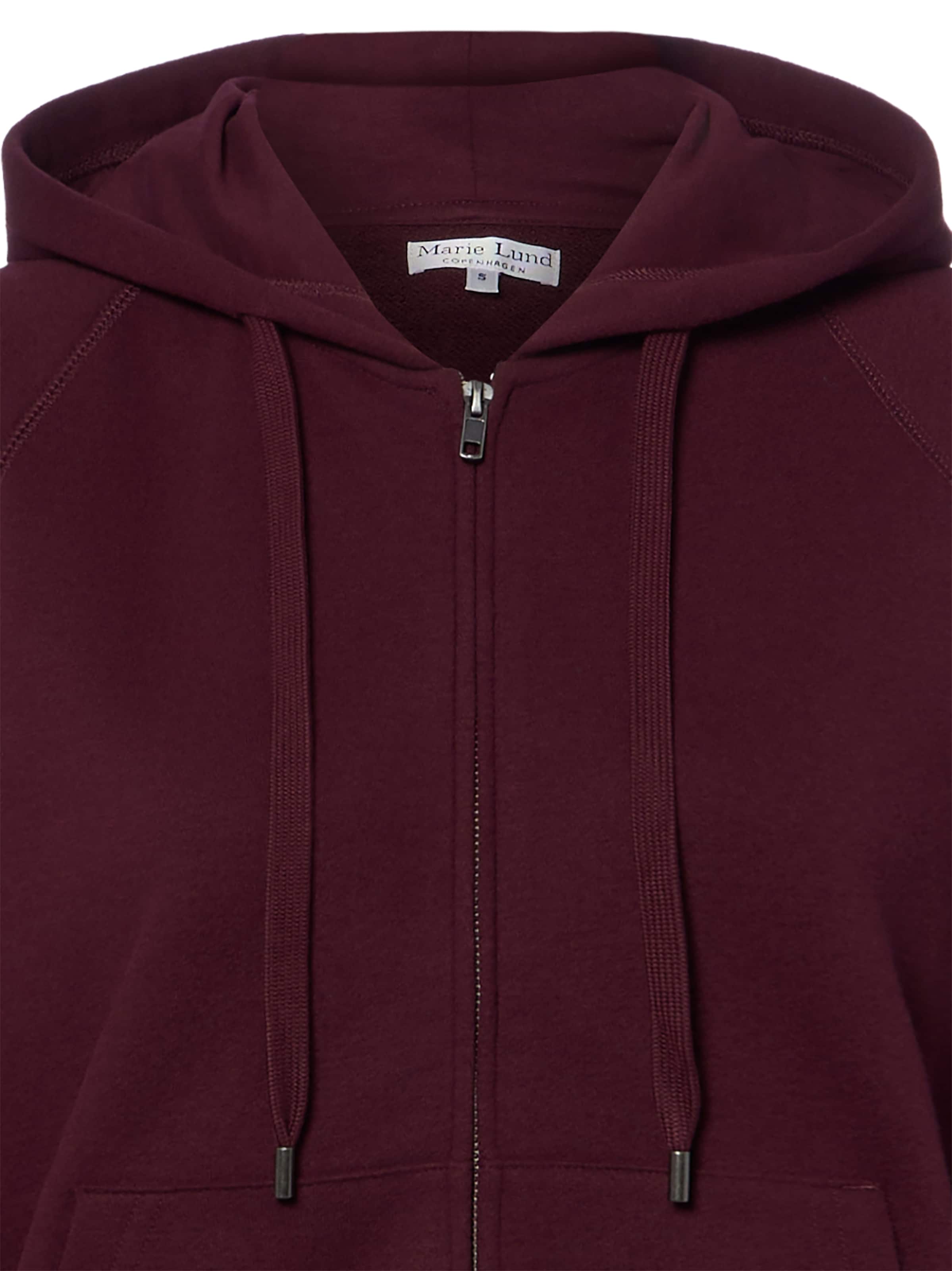 Marie Lund Sweatvest in Rood