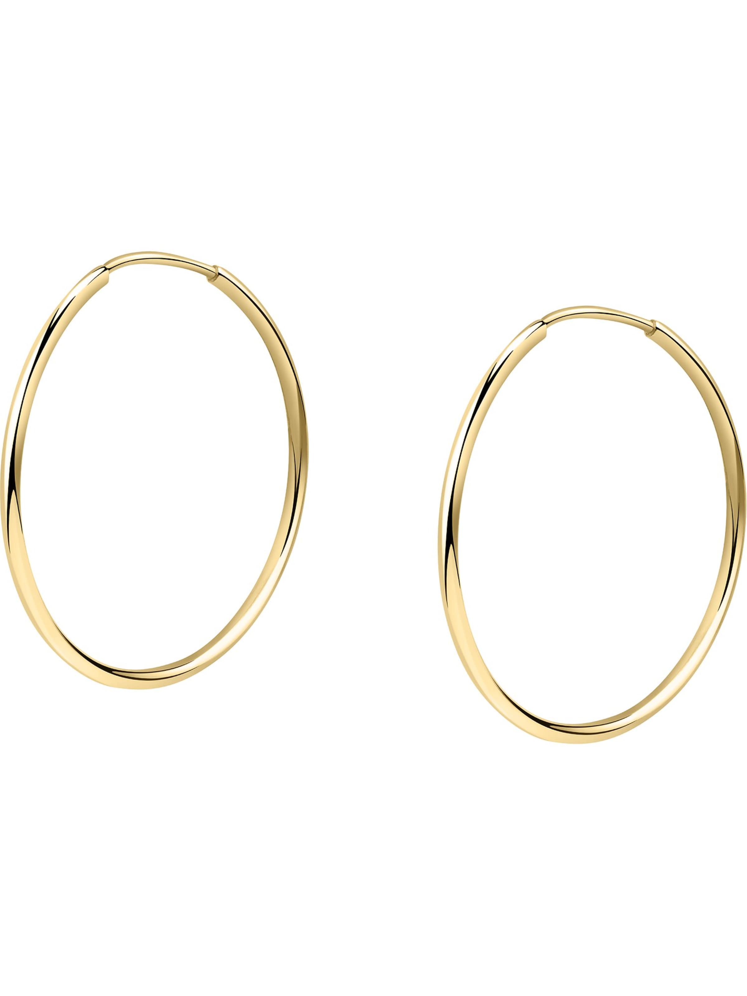 CHRIST Earrings in Yellow: front