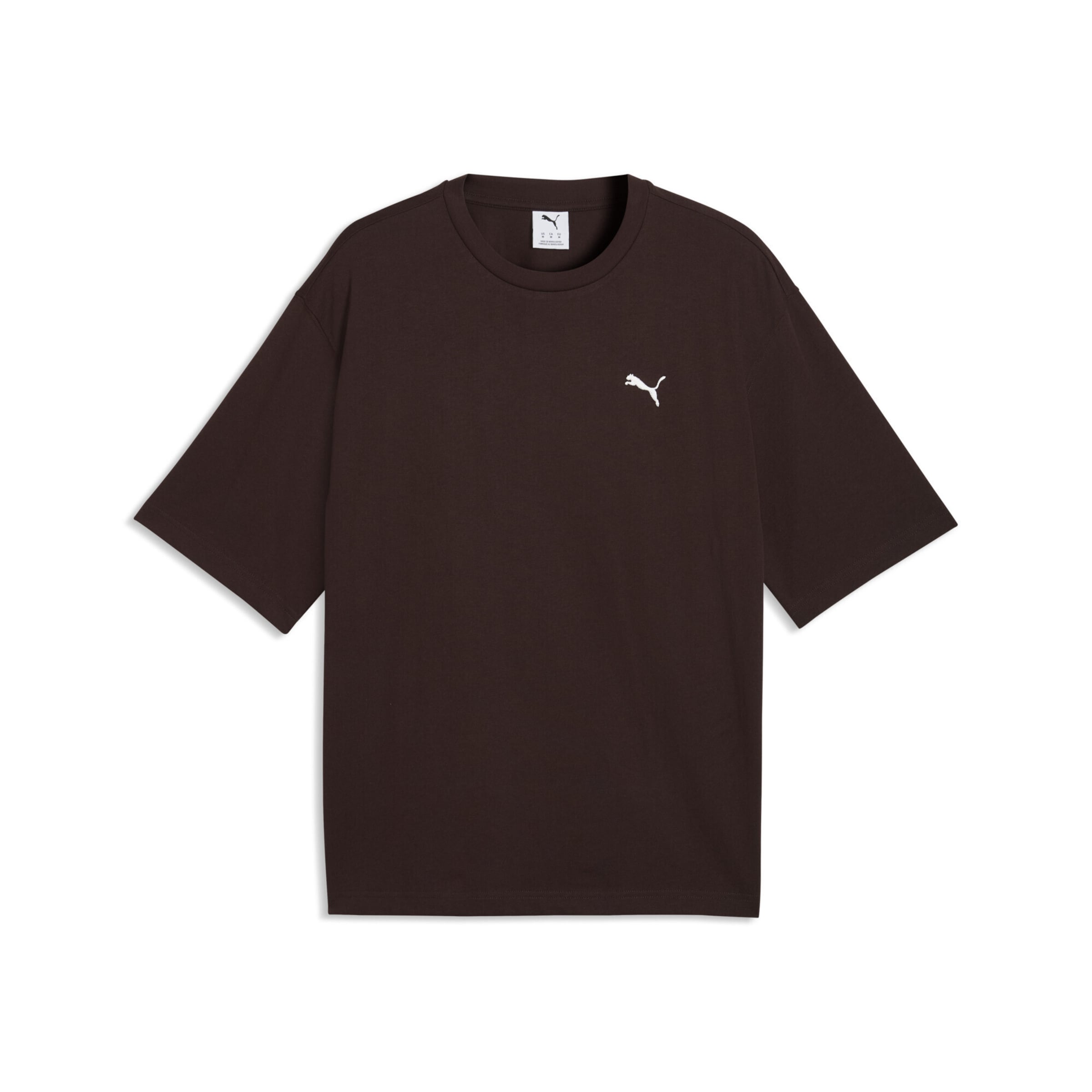 PUMA Shirt in Bruin: voorkant