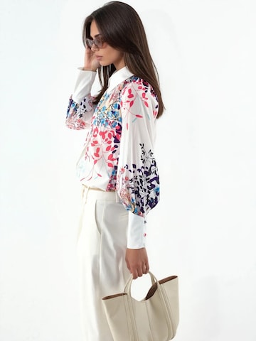 Chemisier MSN Collection en blanc
