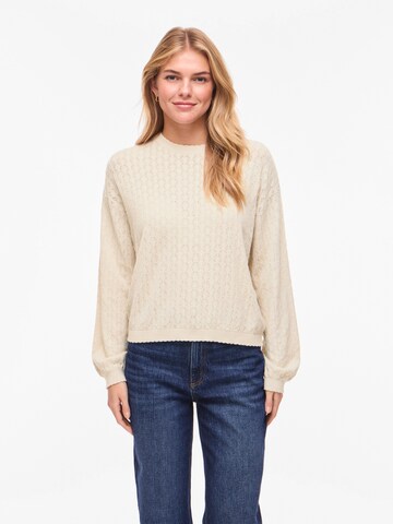 VILA Kampsun 'VIEMI', värv valge: eest vaates