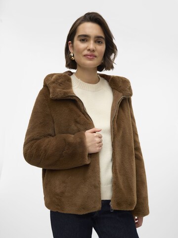 VERO MODA Prechodná bunda - Hnedá: predná strana