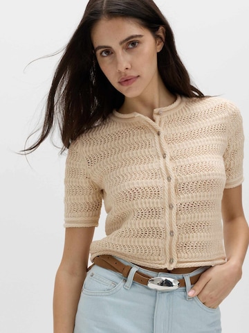 Giacchetta di Marks & Spencer in beige: frontale