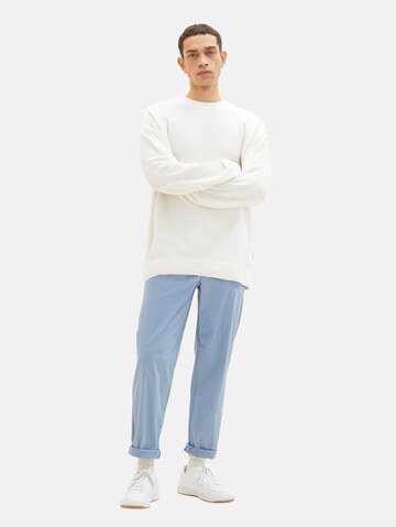 TOM TAILOR Tapered Chino Pants in Blue