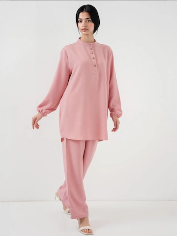 Bigdart - Calças de fato em rosa