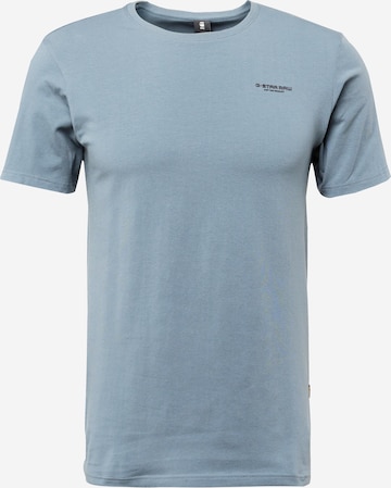 T-Shirt G-Star RAW en bleu : devant