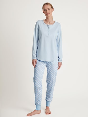 CALIDA Slaapshirt 'Favourites Cats' in Blauw