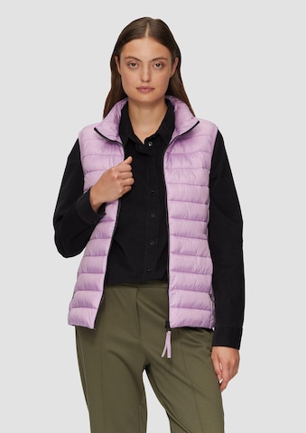 Gilet s.Oliver en violet : devant