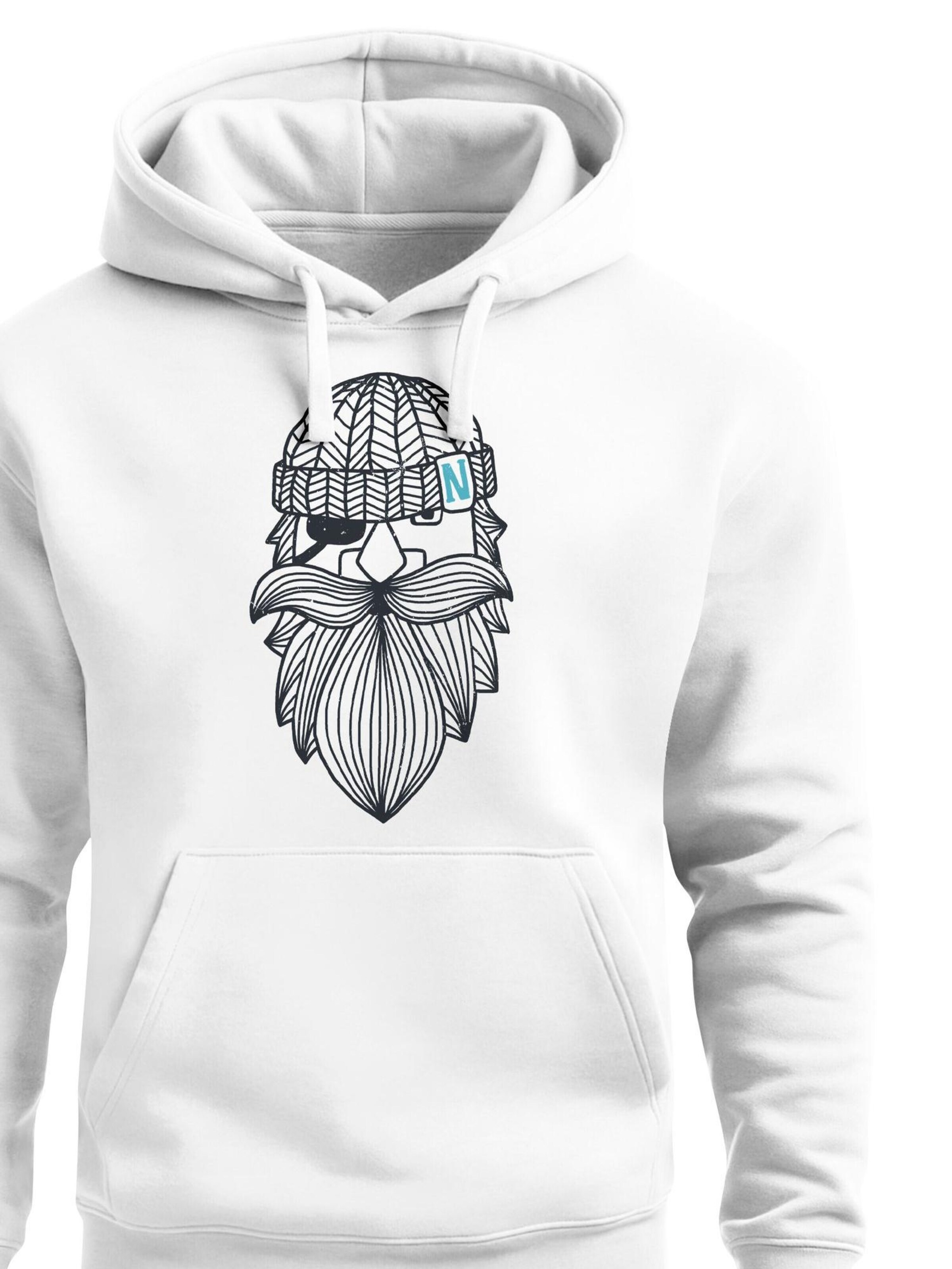 Neverless Sweatshirt 'Sailor Captain'‌‌‌‌‌‌‌‌ in Weiß
