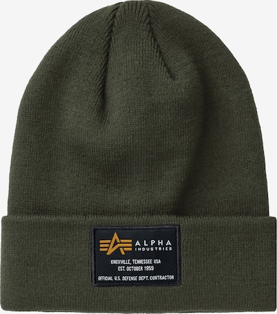 ALPHA INDUSTRIES Čepice ve velikosti 55-60 - žlutá / khaki / černá / bílá, Produkt