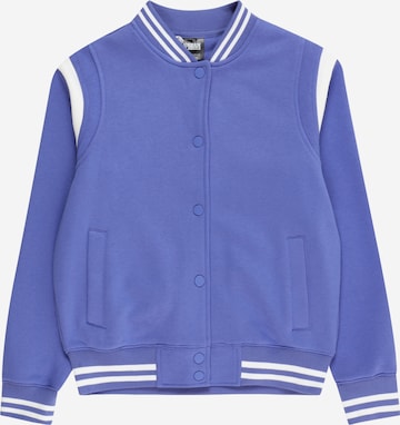 Veste de survêtement Urban Classics en violet : devant