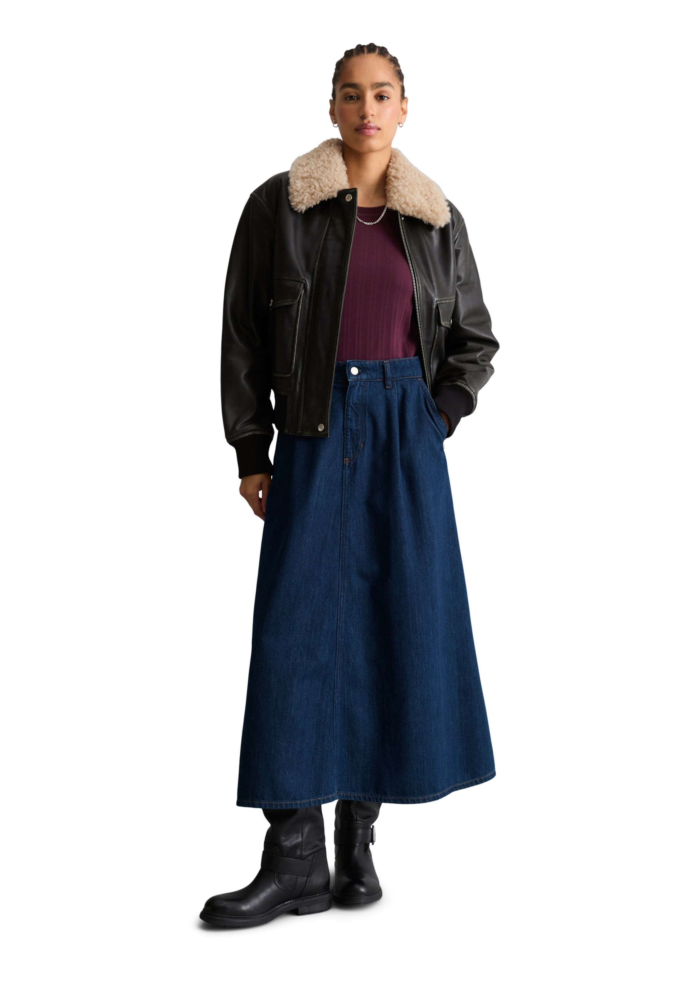Marc O'Polo DENIM Between-season jacket in Black