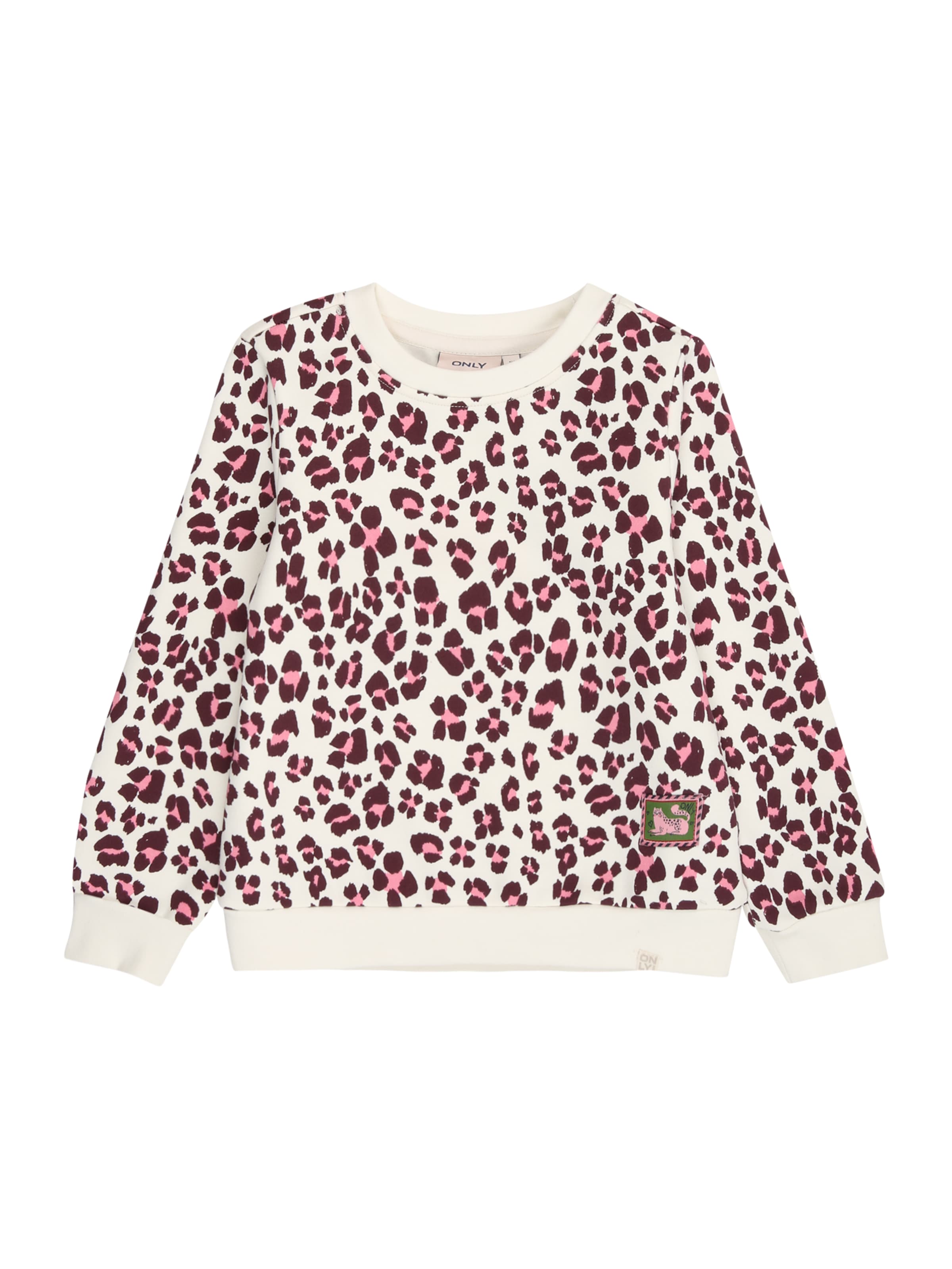 Only Mini Μπλούζα φούτερ 'KMGLEONORA' σε μπεζ: μπροστά