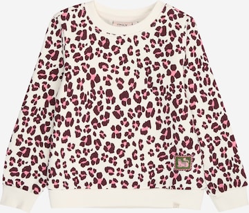 Only Mini Sweatshirt 'KMGLEONORA' in Beige: front
