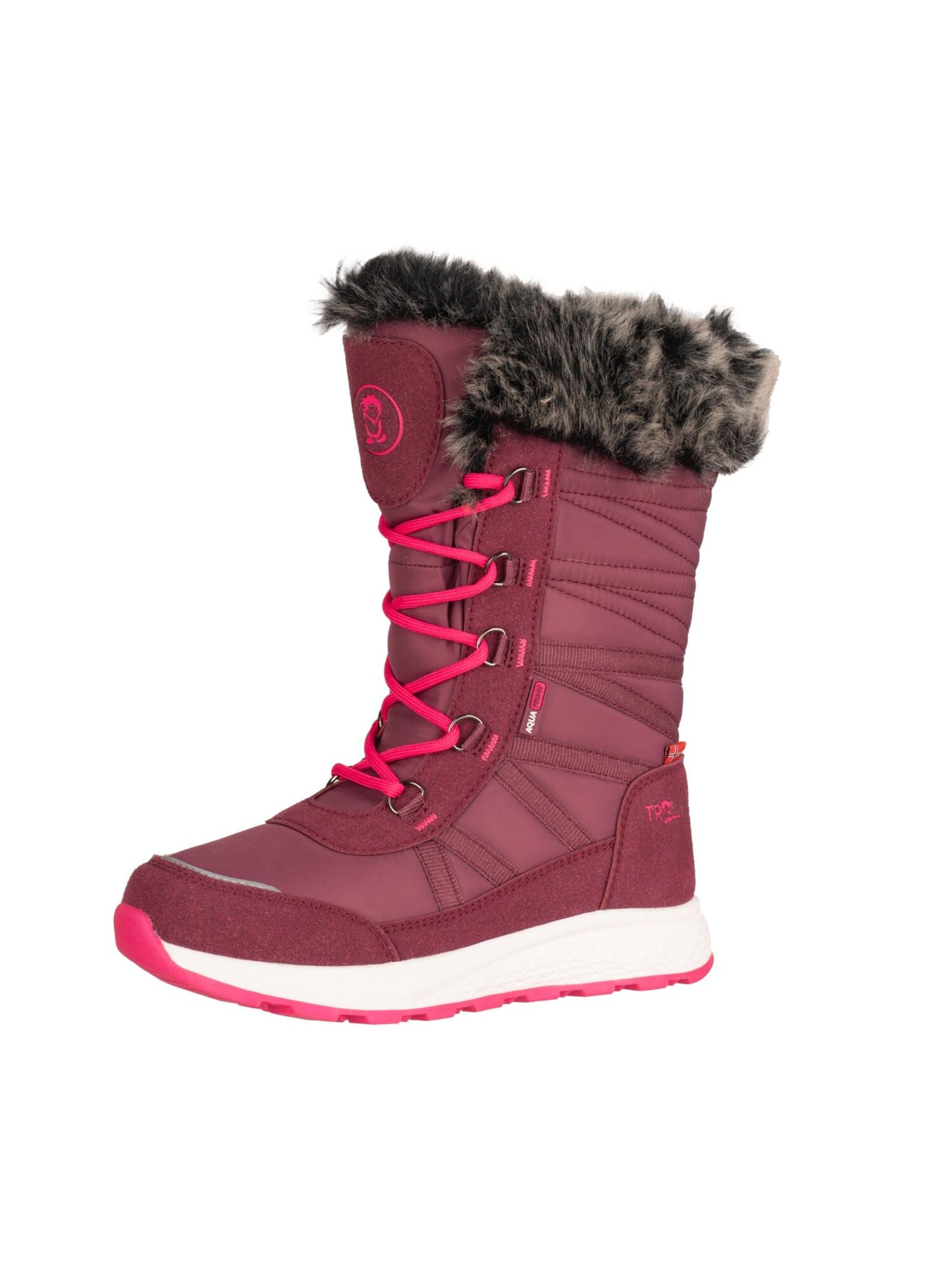 TROLLKIDS Snowboots in Rot: Vorderseite