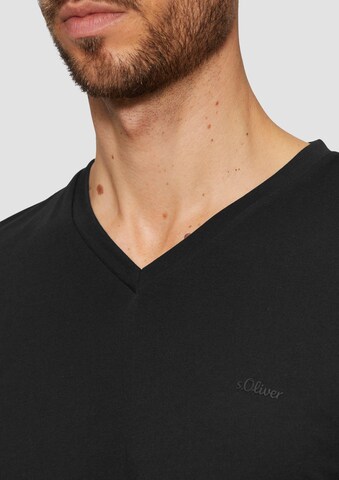 s.Oliver Shirt in Zwart