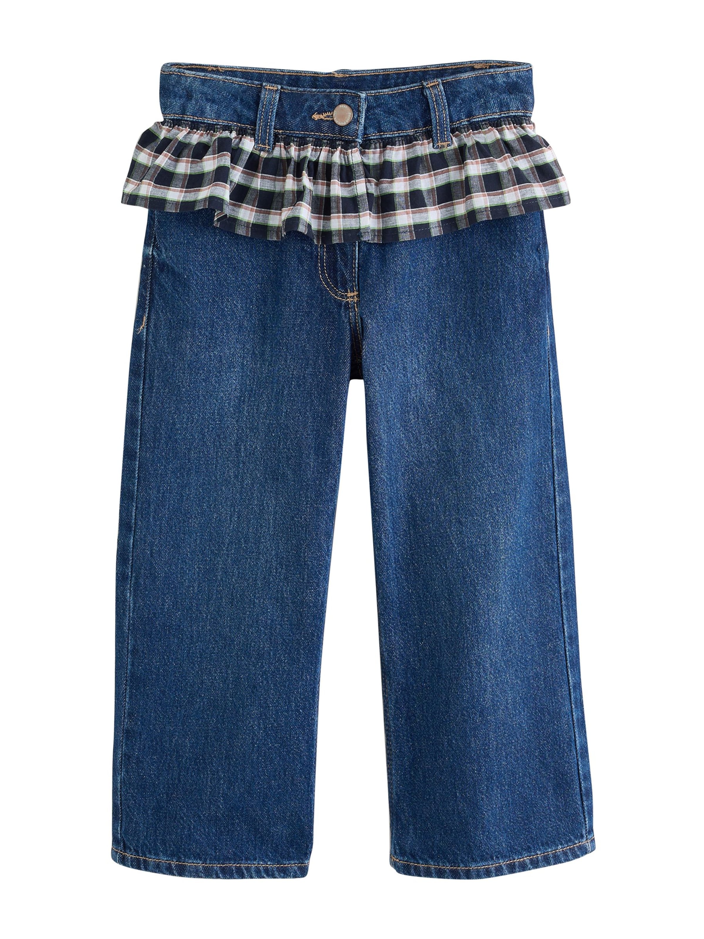Next Wide leg Jeans in Blauw: voorkant