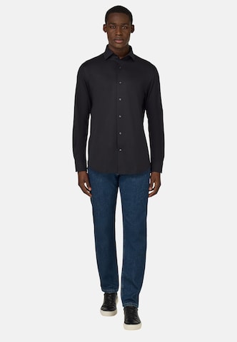 Coupe regular Chemise Boggi Milano en noir