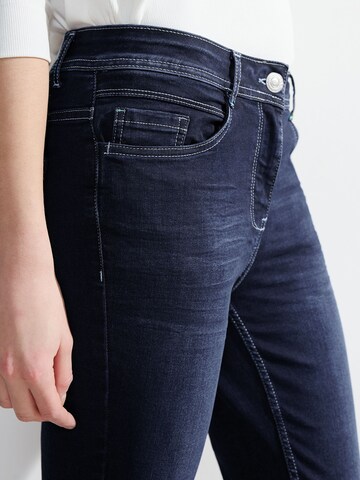 CECIL Slimfit Jeans 'Toronto' in Blau