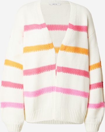 ABOUT YOU Strickjacke 'Maggie' in Weiß: Vorderseite