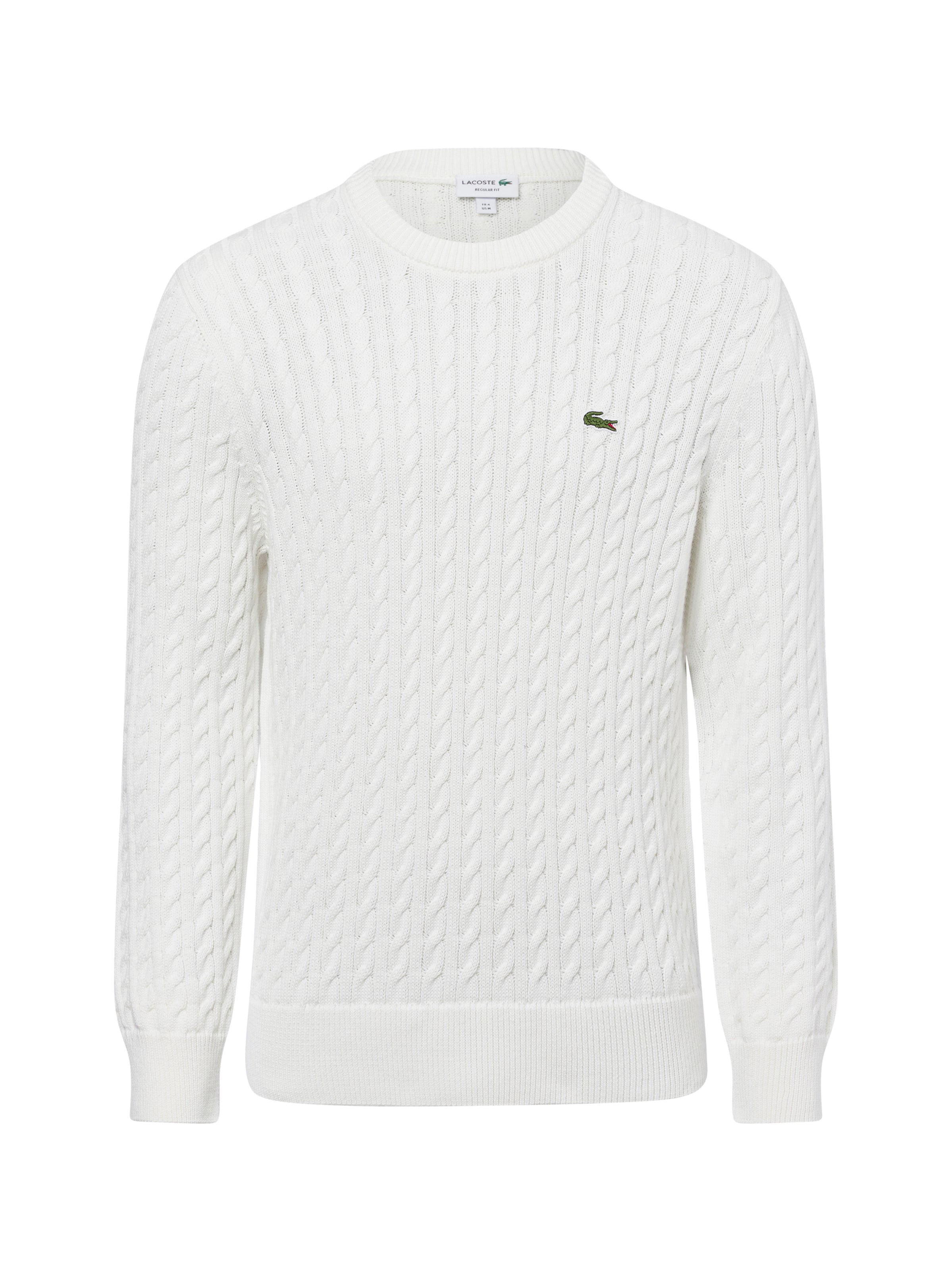 Pullover di LACOSTE in bianco: frontale