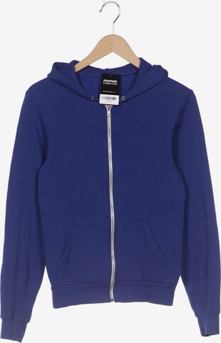 American Apparel Sweatshirt & Zip-Up Hoodie in S in Blue: front