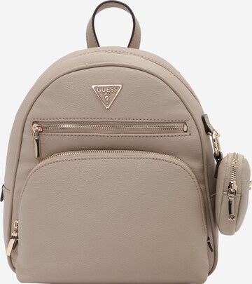 GUESS - Mochila 'POWER PLAY' em bege: frente