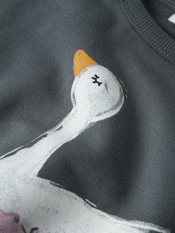 NAME IT Bluzka sportowa 'NMFSWANA' w kolorze szary