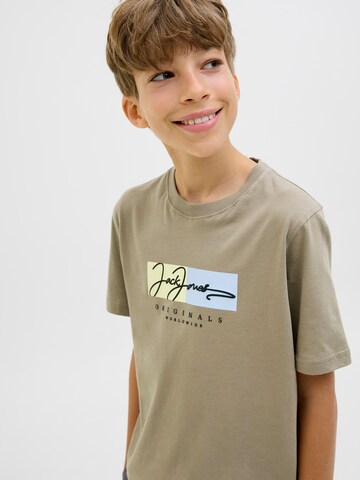 Jack & Jones Junior Футболка 'JORFREDERIKSBERG' в Серый