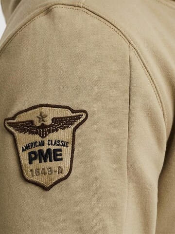 PME Legend Collegepaita 'Hoodie with artwork' värissä beige