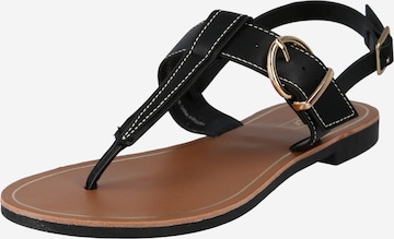 ONLY T-Bar Sandals 'MELLY' in Black: front