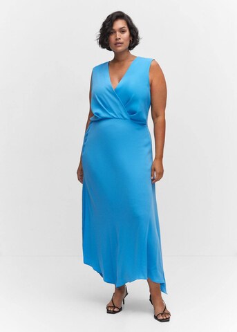 MANGO Kleid 'Manzana' in Blau: predná strana