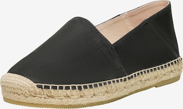 Henry Stevens Espadrilles ' Taylor W EP ' in Zwart: voorkant