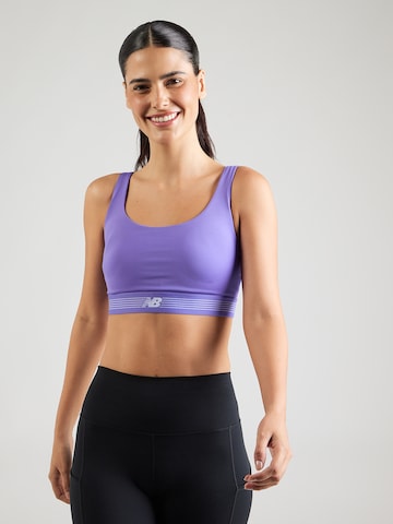 new balance Bustier Biustonosz sportowy 'AC Train' w kolorze fioletowy: przód