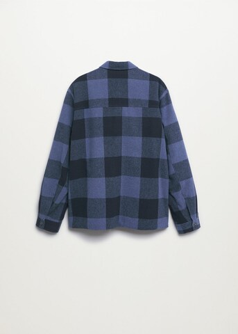 MANGO TEEN Between-Season Jacket 'Street' in Blue