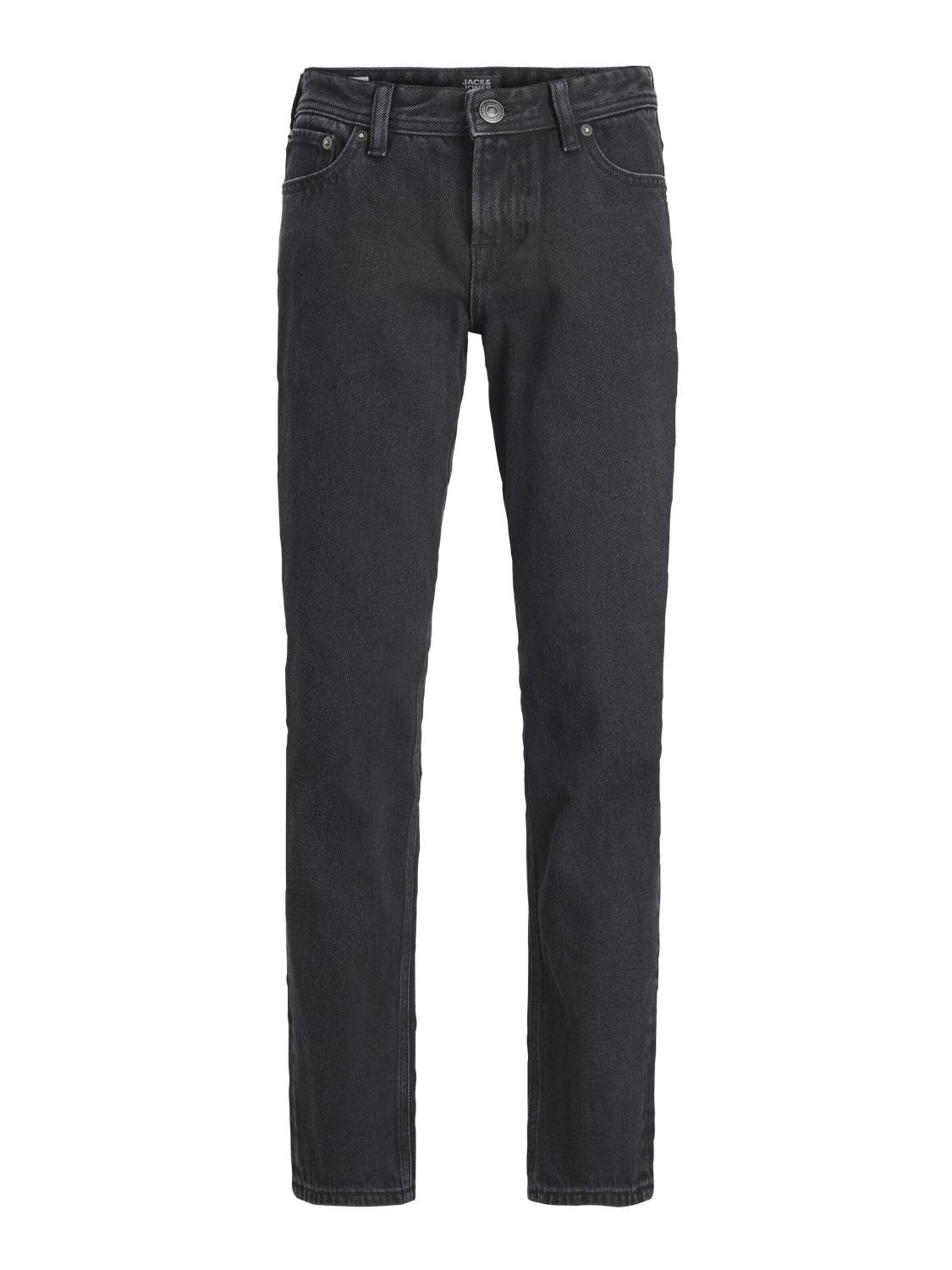 Jack & Jones Junior Regular Jeans 'Jack & Jones Jungen Jeans regular JJICLARK JJORIGINAL MF 912'‌‌‌‌‌‌ in Schwarz: Vorderseite
