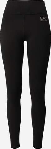 EA7 Emporio Armani Regular Leggings in Zwart: voorkant