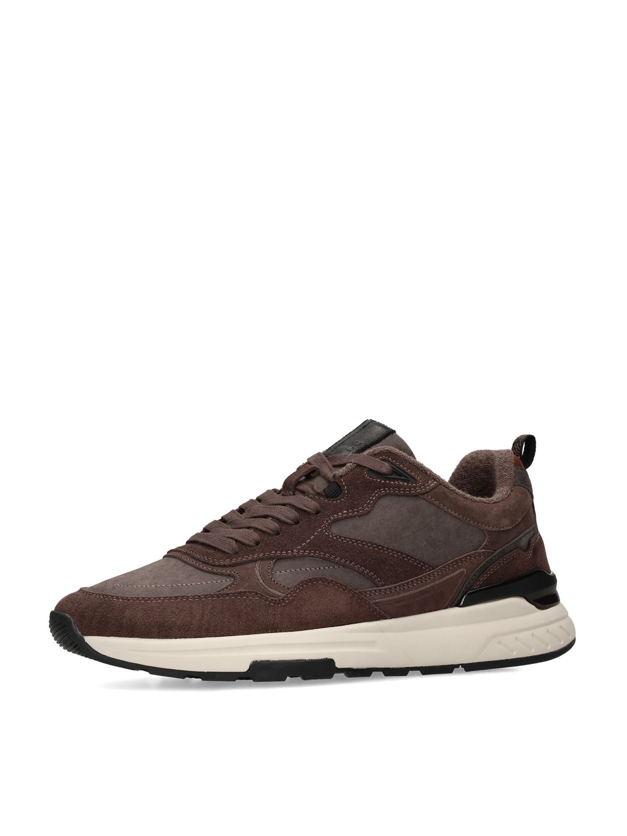 Baskets basses no stress en marron : devant