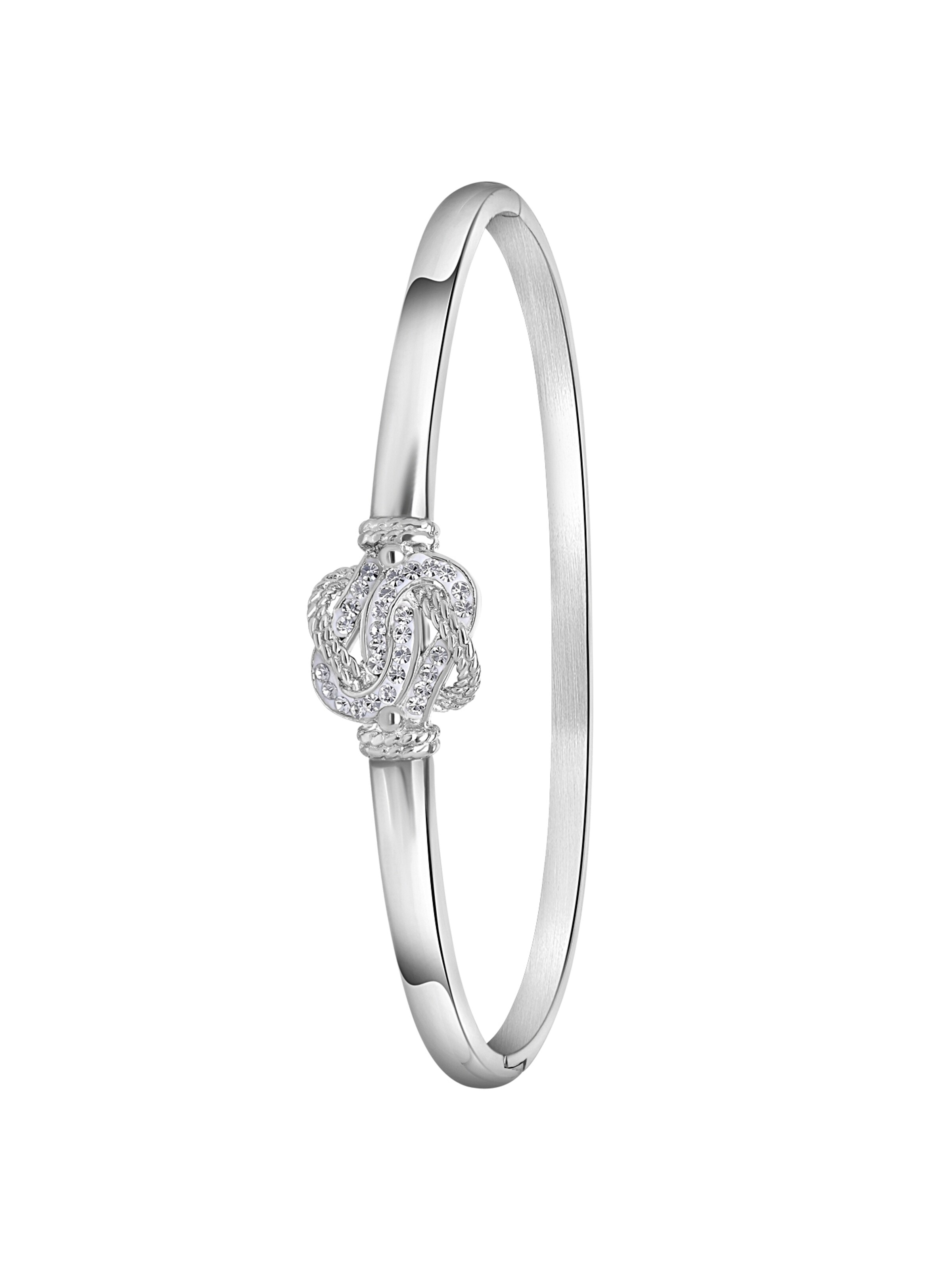 Lucardi Bracelet in Silver: front