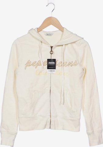 Pepe Jeans Sweatshirt & Zip-Up Hoodie in S in White: front