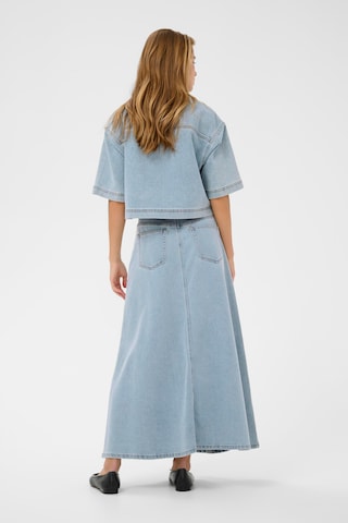 Kaffe Rok 'KAMinna' in Blauw