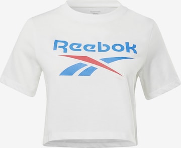 Reebok Shirt 'Identity' in Wit: voorkant