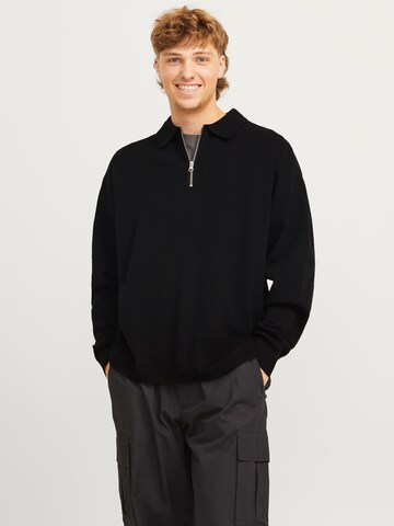 JACK & JONES Pullover 'JCORyker' in Schwarz: Vorderseite