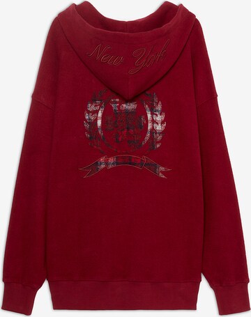 TOMMY HILFIGER Sweatshirt 'Tartan' in Rot