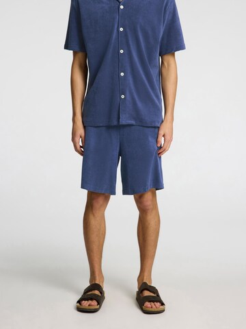 SELECTED HOMME Regular Trousers in Blue: front
