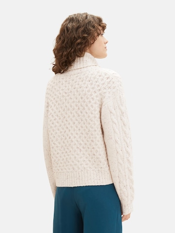 Pull-over TOM TAILOR en beige